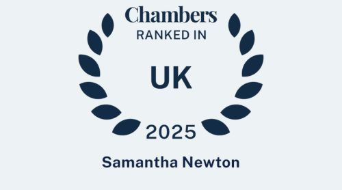 Samantha Newton Chambers Badge 2025