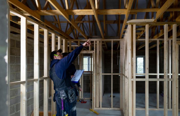 Construction Of Housing Interior