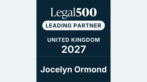 Jocelyn Ormond Leading Partner 2027
