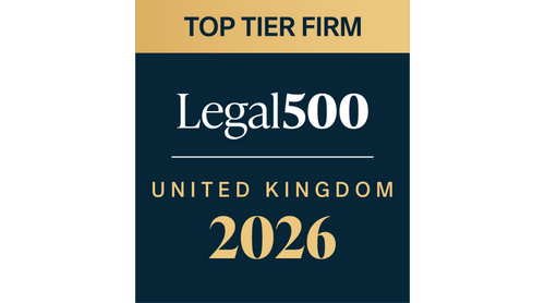 Legal 500 2026 Top Tier Firm