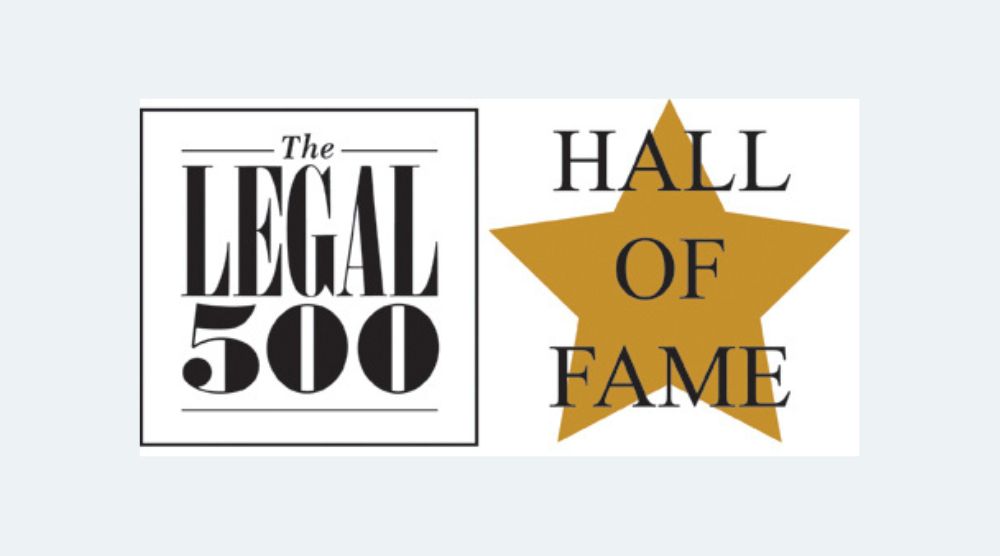 Legal 500 Hall Of Fame