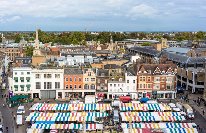 UK Town Centre And Market Square