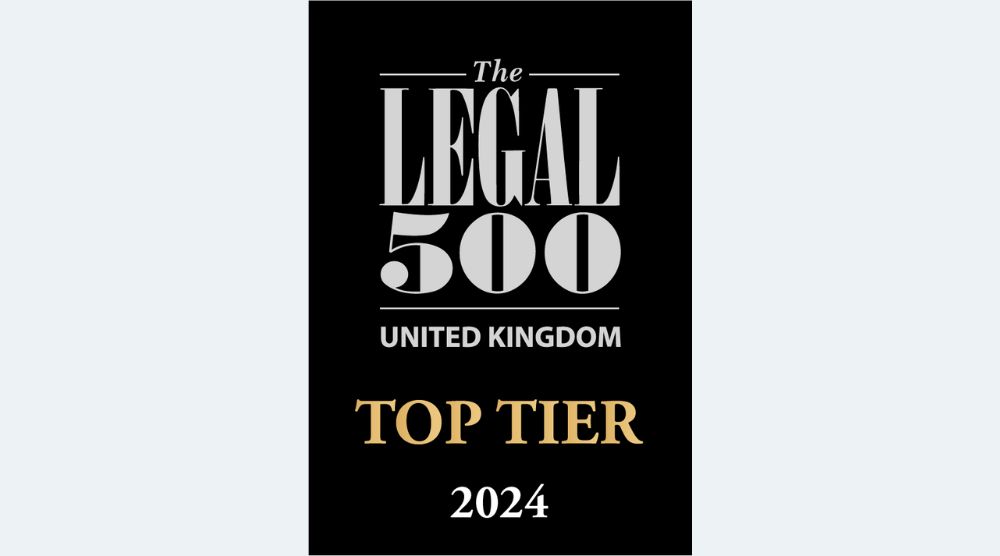 Legal 500 Top Tier 2024