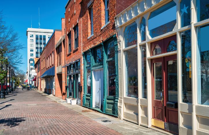 Row Of Shops