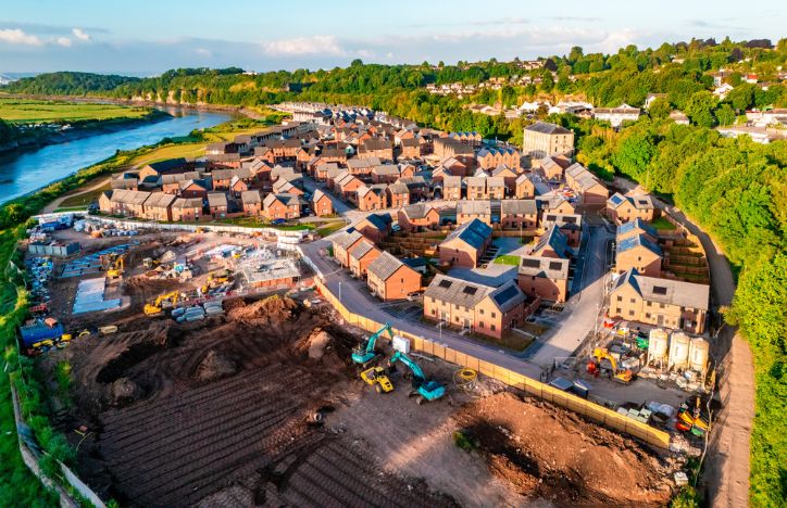 New Housing Development And Construction