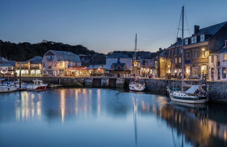 A Harbour In Cornwall On A Clear Evening
