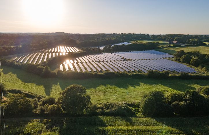 Aerial View Of Solar Farm (1)