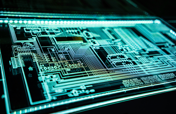Tech Cyan Lights