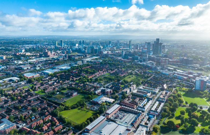 Aerial View Of Manchester