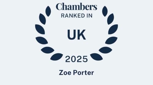 Zoe Porter Chambers Badge 2025