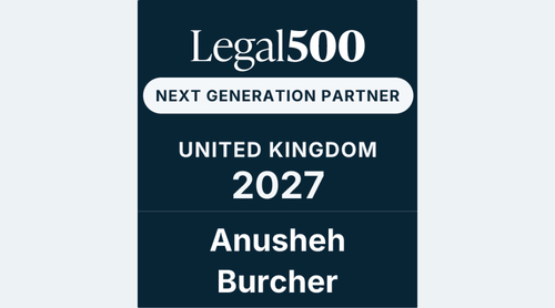 Anusheh Burcher Next Generation Partner 2027