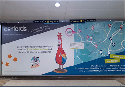 Storming success for Ashfords LLPs' Gromit Unleashed 2 campaign