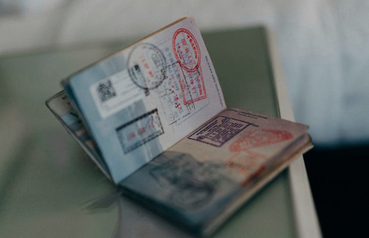 Passport With Lots Of Stamps