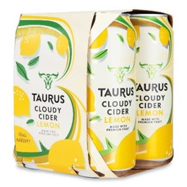 Aldi cloudy lemon cider packaging