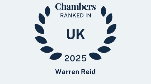 Warren Reid Chambers Badge 2025