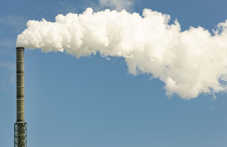 Emissions From An Industrial Chimney