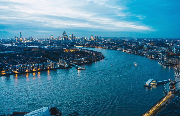 London View Of The Thames And Skyline