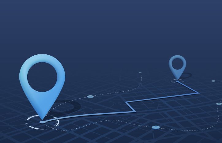 Location Points On A Map