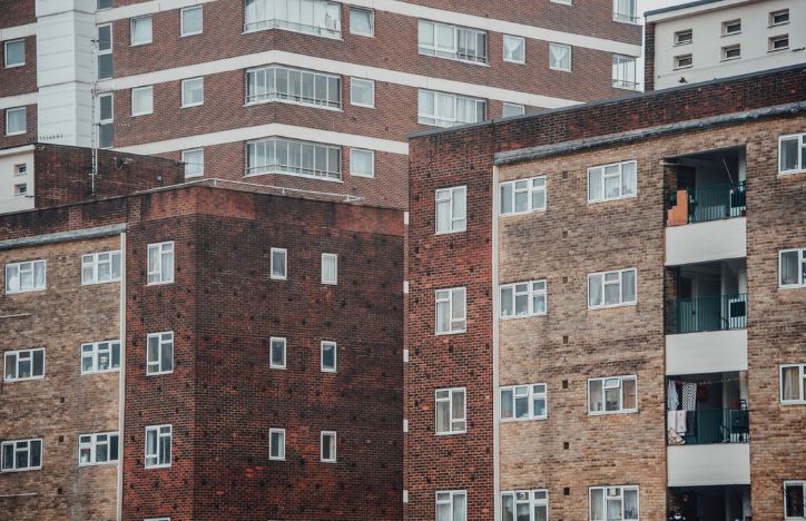 Old Apartment Buildings In London
