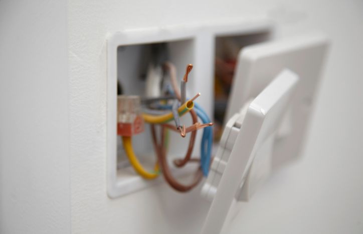 Electrical Socket Being Fitted