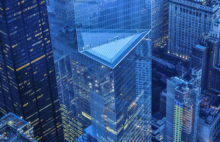 Skyscrapers In Dusk Lighting