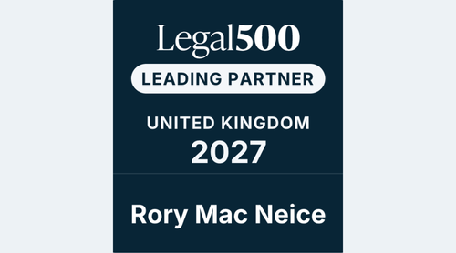 Rory Mac Neice Leading Partner 2027