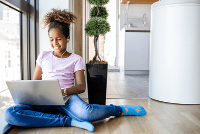 Child On Laptop