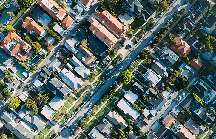 Aerial View Photo Of Neighborhood