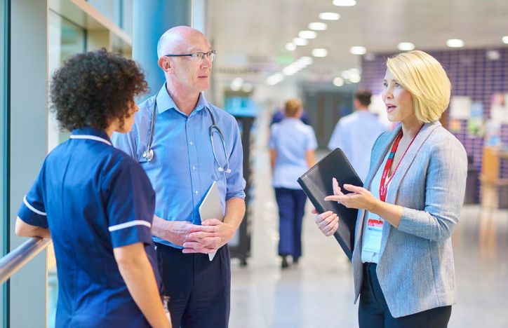 Healthcare Professionals In Conversation