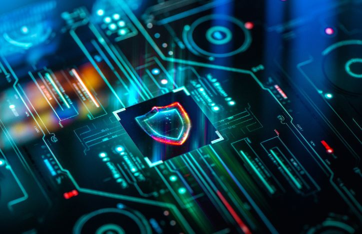 Shield And Data Protection Concept