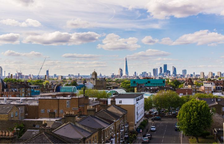 View Of Central London From Peckham