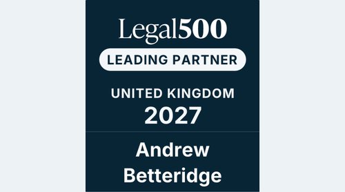 Andrew Betteridge Leading Partner 2027