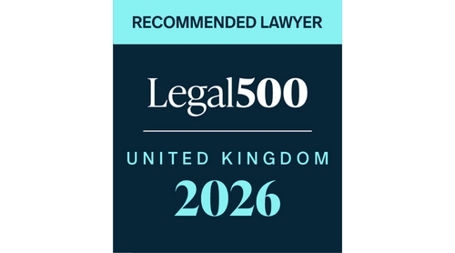 Legal 500 2026 Recommended Lawyer