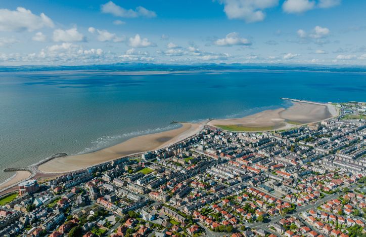 Housing Development By The Coast In Morecambe